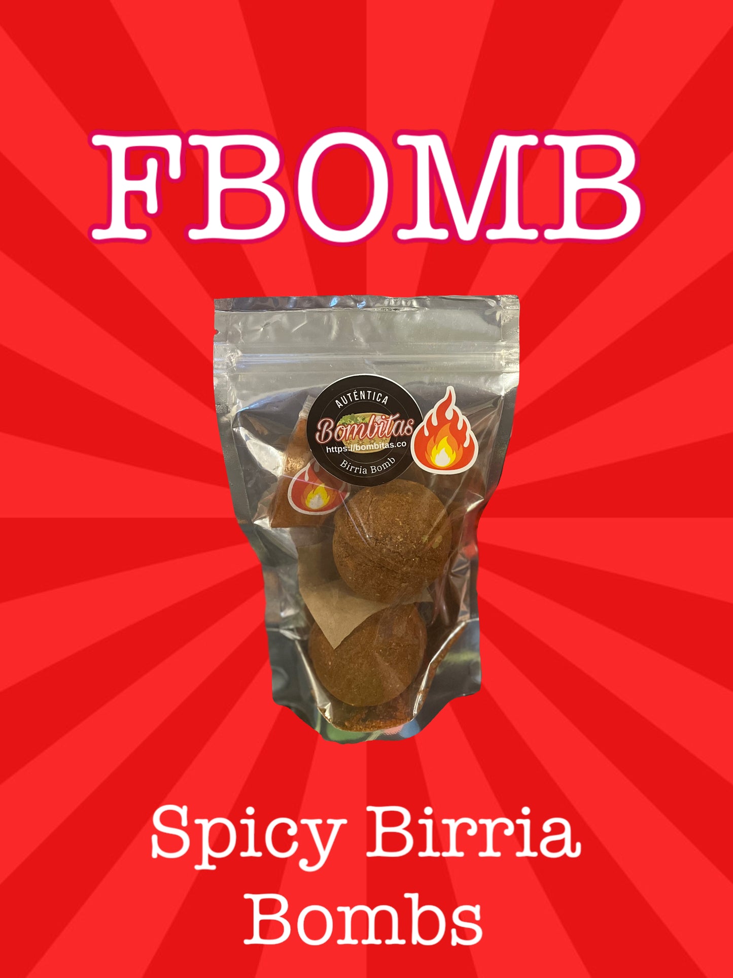 FBOMB Spicy Birria Bombs Twin Pack (2 Bombs)