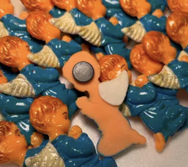 Boy Angel Kitchen Magnet