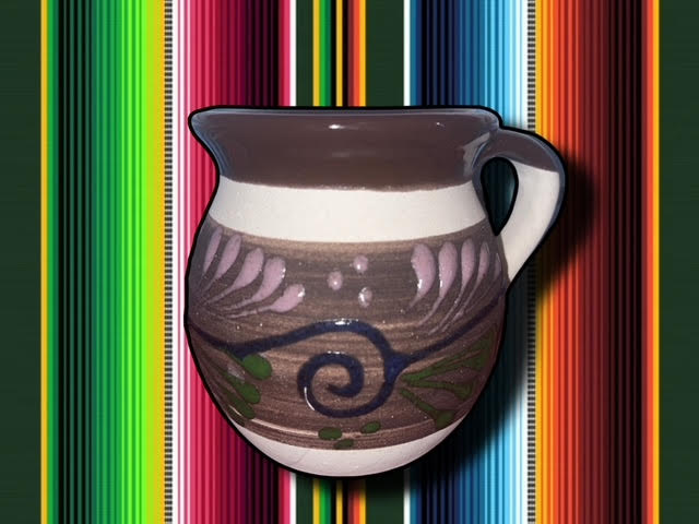 Mexico Jarritos, Clay Mug (Stone)